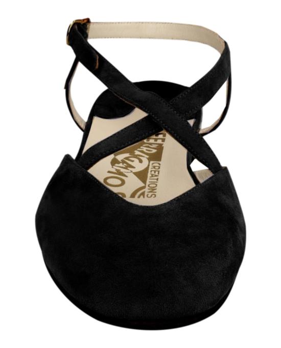  살바토레 페라가모 플랫 슈즈 01C108 690202 M 00002 6 5 Black - SALVATORE FERRAGAMO