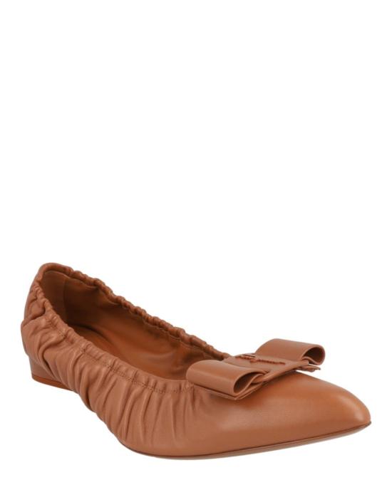  살바토레 페라가모 플랫 슈즈 01R343 730845 1B 20476 10 Brown - SALVATORE FERRAGAMO