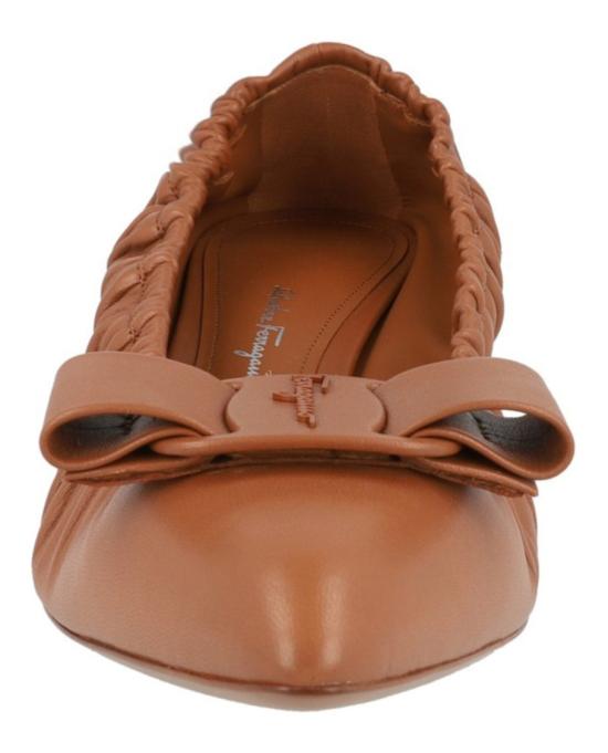  살바토레 페라가모 플랫 슈즈 01R343 730845 1B 20476 10 Brown - SALVATORE FERRAGAMO