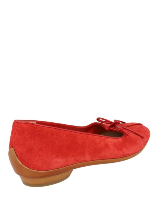  살바토레 페라가모 플랫 슈즈 01F555 628372 M 90006 6 Red - SALVATORE FERRAGAMO