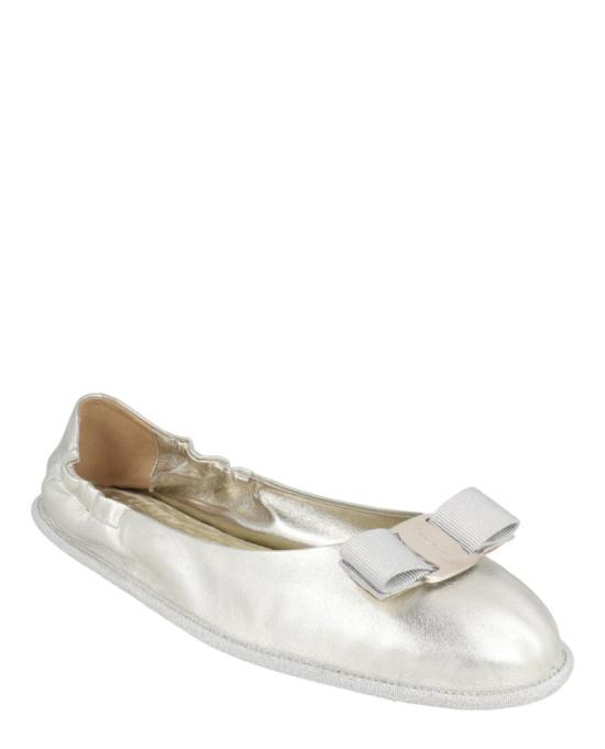  살바토레 페라가모 플랫 슈즈 01D973 756660 1C 00025 11 White - SALVATORE FERRAGAMO