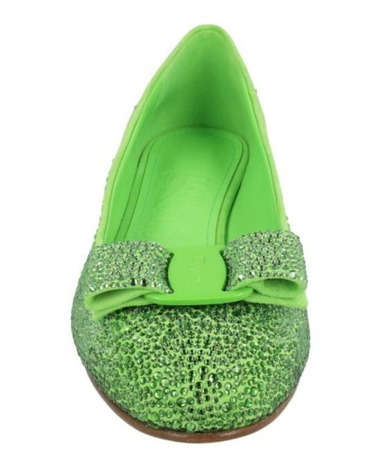  살바토레 페라가모 힐/펌프스 01F609 763699 1C 30021 7 Green - SALVATORE FERRAGAMO