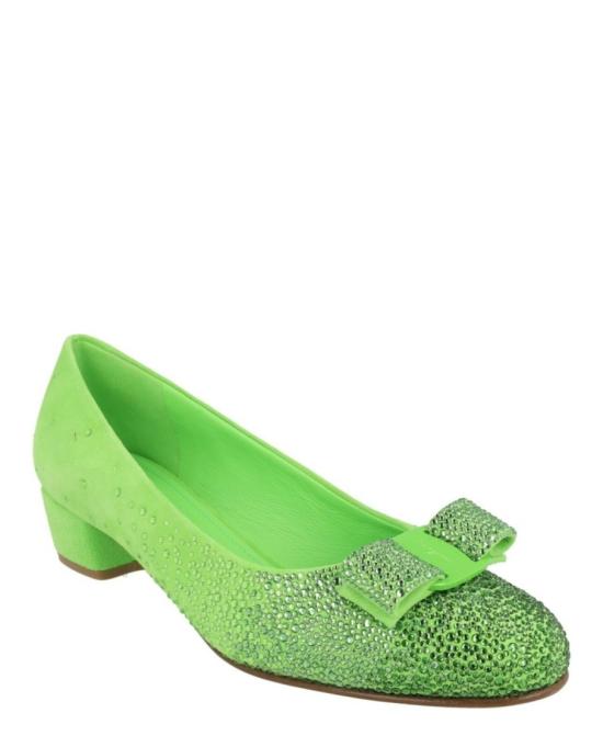  살바토레 페라가모 힐/펌프스 01F609 763699 1C 30021 7 Green - SALVATORE FERRAGAMO