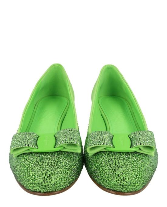  살바토레 페라가모 힐/펌프스 01F609 763699 1C 30021 7 Green - SALVATORE FERRAGAMO