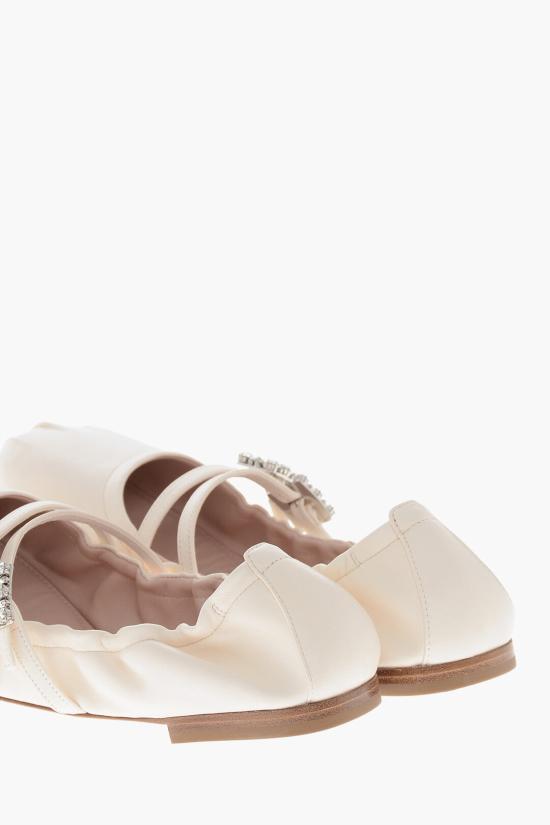  로저비비에 플랫 슈즈 RVW7433907091TC019 White - ROGER VIVIER