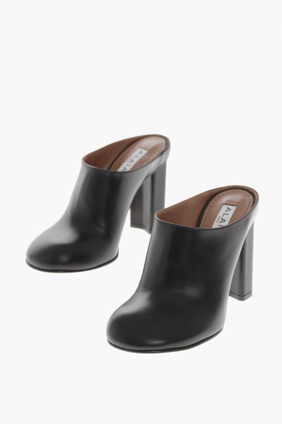  알라이아 뮬/슬리퍼 AA3M085CK122 999 Black