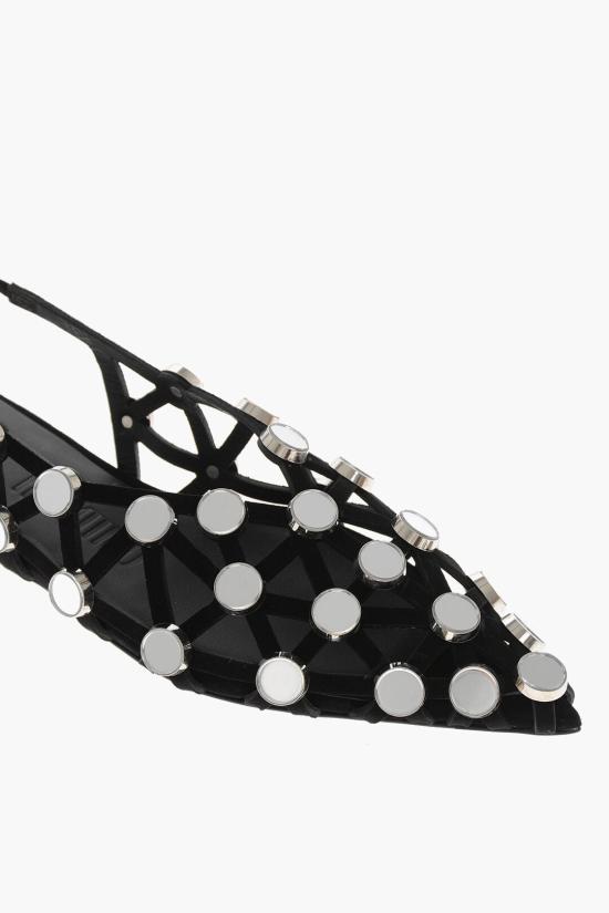  디 아티코 플랫 슈즈 246WSH00801LBT007SA 100 Black - THE ATTICO