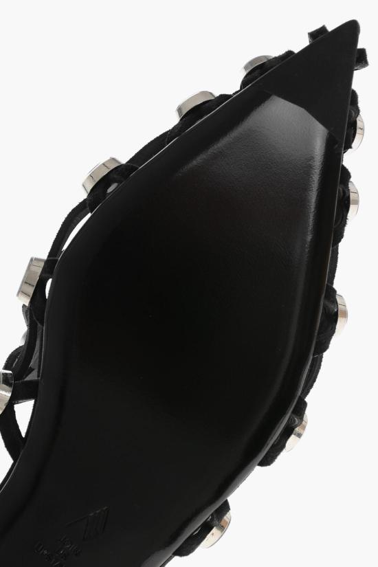  디 아티코 플랫 슈즈 246WSH00801LBT007SA 100 Black - THE ATTICO