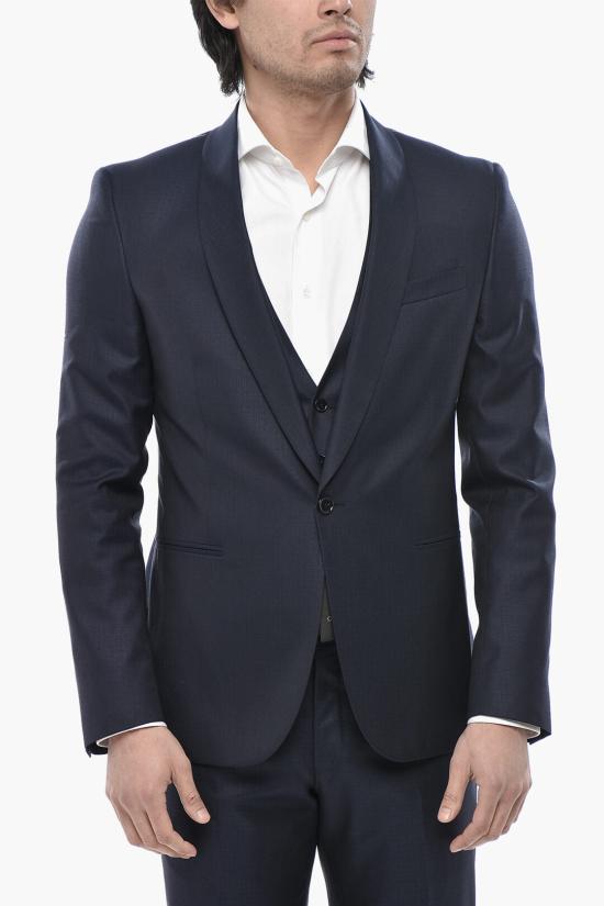  꼬르넬리아니 수트 자켓 938T64 9398241 001 Blue - CORNELIANI