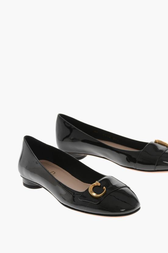  디올 플랫 슈즈 KCB838VNI 900 Black