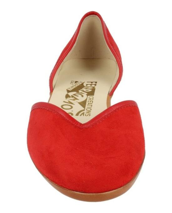  살바토레 페라가모 플랫 슈즈 01A736 605540 M 60028 5 5 Red - SALVATORE FERRAGAMO