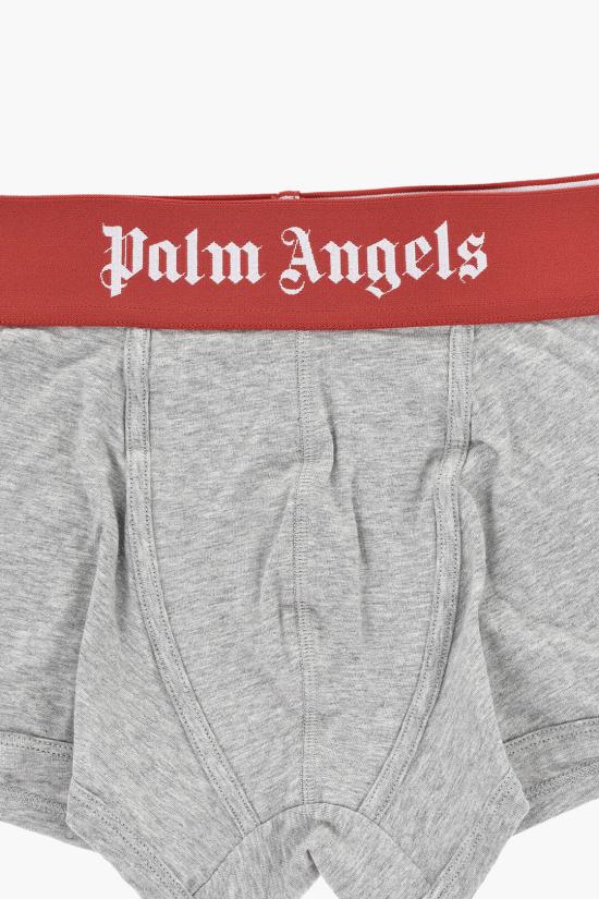  팜앤젤스 팬티 PMUH001S23FAB0058425 Bianco Grigio - PALM ANGELS