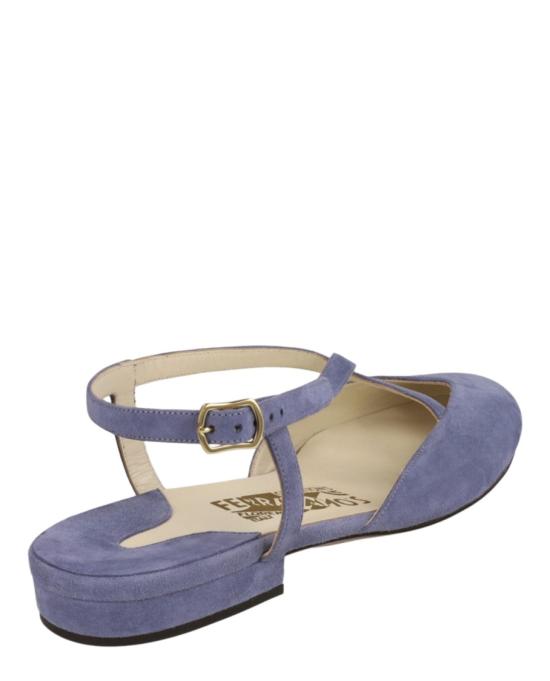  살바토레 페라가모 플랫 슈즈 01C108 747303 M 40045 6 Blue - SALVATORE FERRAGAMO