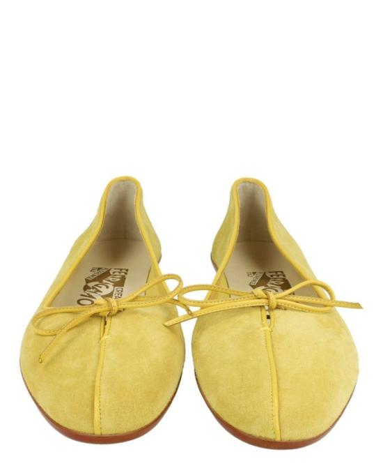  살바토레 페라가모 플랫 슈즈 01F555 628370 M 90006 5 5 Yellow - SALVATORE FERRAGAMO