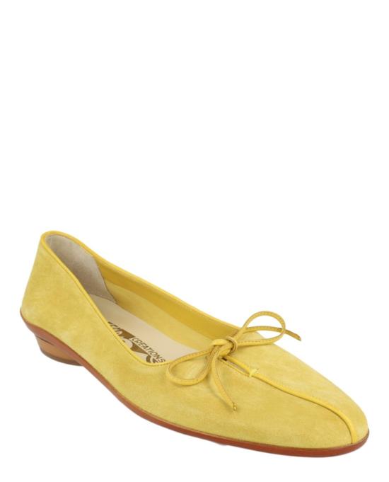  살바토레 페라가모 플랫 슈즈 01F555 628370 M 90006 5 5 Yellow - SALVATORE FERRAGAMO