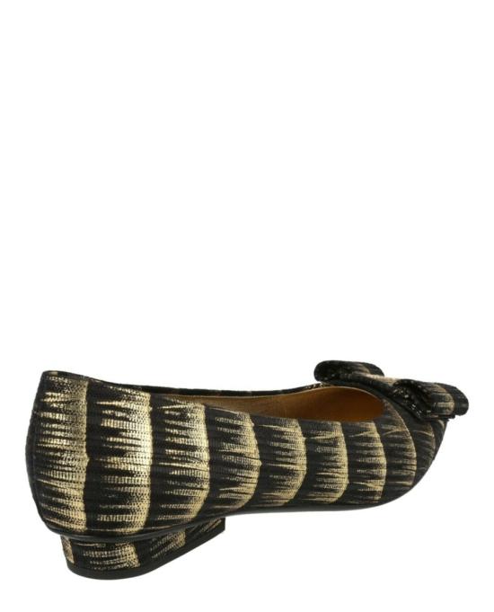  살바토레 페라가모 플랫 슈즈 01R252 741126 1C 00002 7 Black - SALVATORE FERRAGAMO