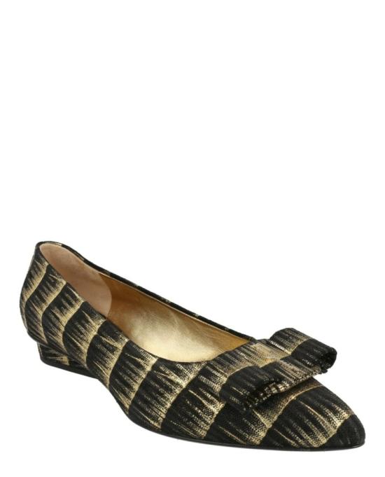  살바토레 페라가모 플랫 슈즈 01R252 741126 1C 00002 7 Black - SALVATORE FERRAGAMO