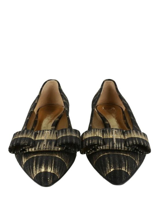  살바토레 페라가모 플랫 슈즈 01R252 741126 1C 00002 7 Black - SALVATORE FERRAGAMO