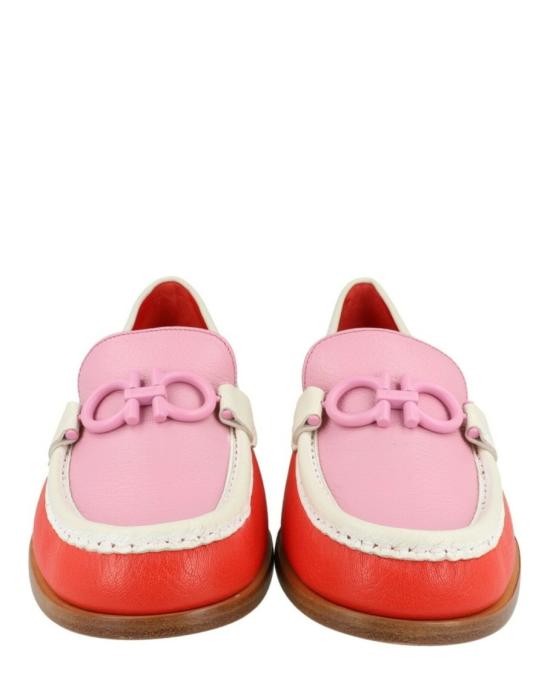  살바토레 페라가모 플랫 슈즈 01N660 750826 1C 60028 10 Red - SALVATORE FERRAGAMO