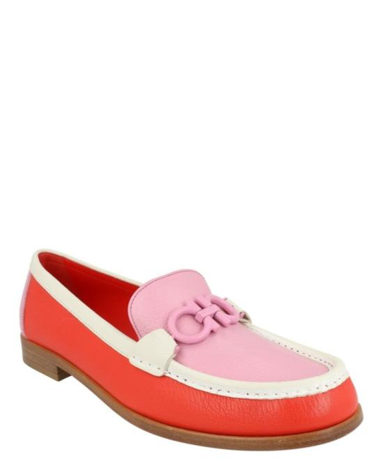  살바토레 페라가모 플랫 슈즈 01N660 750826 1C 60028 10 Red - SALVATORE FERRAGAMO