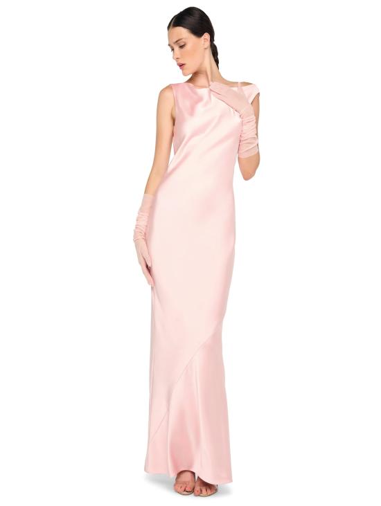 26SS 노마카말리 롱 원피스 ST1263SAP15838sleeveless low back drape gown - NORMA KAMALI