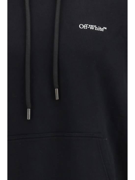 26SS 오프화이트 후드 티셔츠 44MBB085S26F001001 0001 BLACK - OFF WHITE