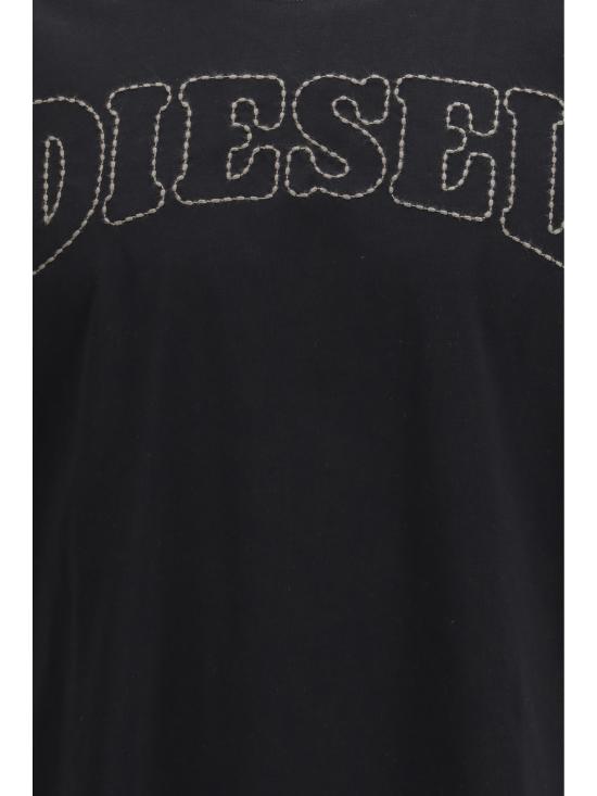 26SS 디젤 반팔 티셔츠 A209770PLAT 9XX BLACK - DIESEL