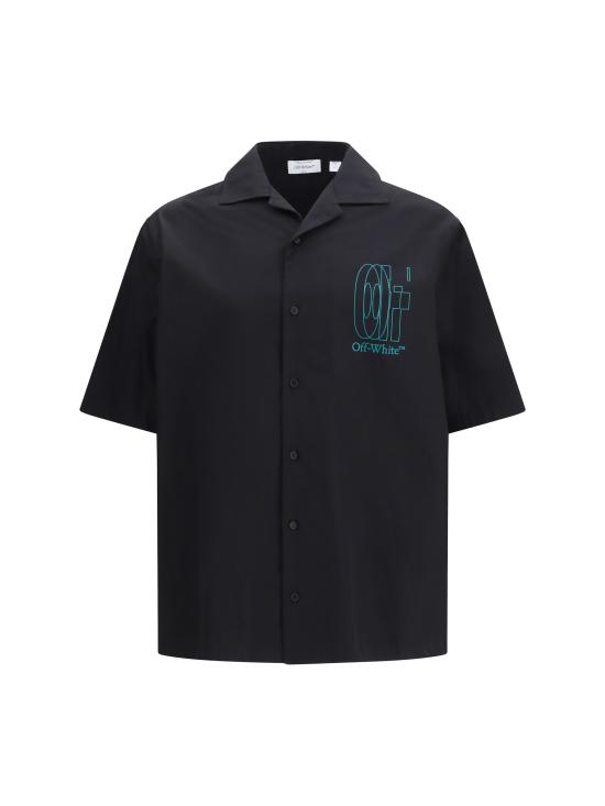 26SS 오프화이트 긴팔 셔츠 44XGG01FS26F001001 0001 BLACK