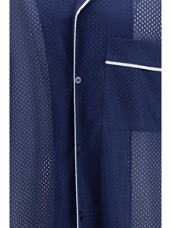 26SS 모스키노 긴팔 셔츠 261ZZA02190247 1290 BLUE - MOSCHINO