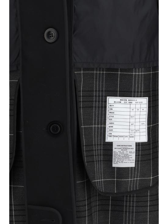 26SS 마르지엘라 코트 S50AA0163M35727 961 BLACK - MAISON MARGIELA