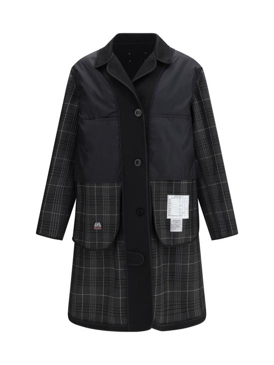 26SS 마르지엘라 코트 S50AA0163M35727 961 BLACK - MAISON MARGIELA