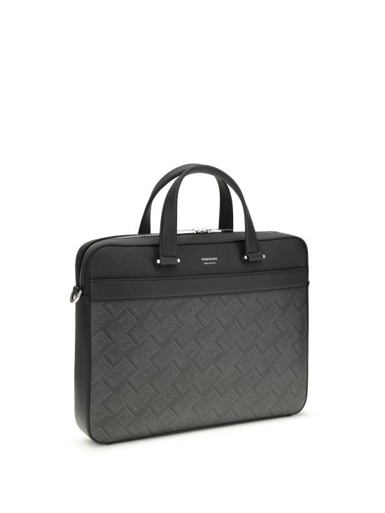26SS 살바토레 페라가모 브리프케이스 781303 001 GREY - SALVATORE FERRAGAMO