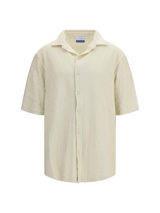 26SS 오프화이트 긴팔 셔츠 44MGG013C9J0010A00 A00 YELLOW