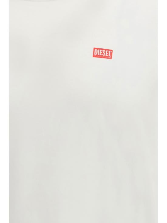 26SS 디젤 반팔 티셔츠 A148190PJBG 100 WHITE - DIESEL