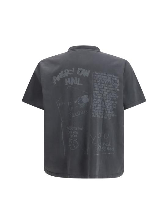 26SS 아워레가시 반팔 티셔츠 M2266BA ANGRYFAN GREY - OUR LEGACY