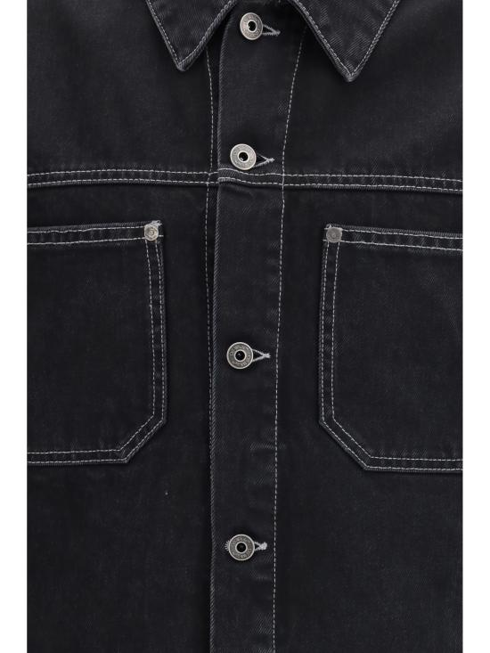 26SS 오프화이트 데님 자켓 44MYE09QS26D001019 0019 BLACK - OFF WHITE