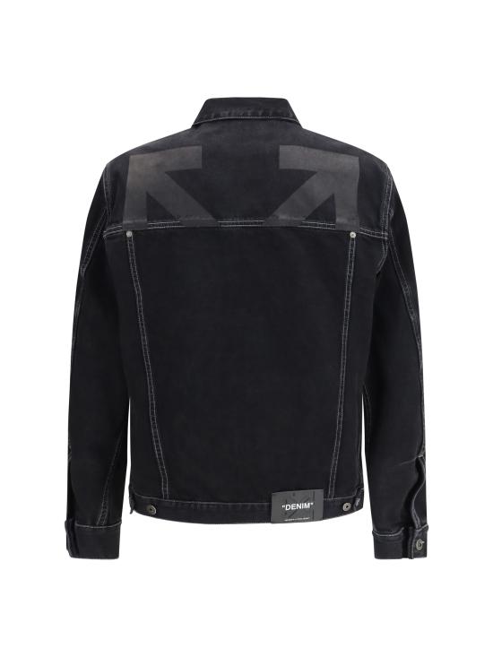 26SS 오프화이트 데님 자켓 44MYE09QS26D001019 0019 BLACK - OFF WHITE