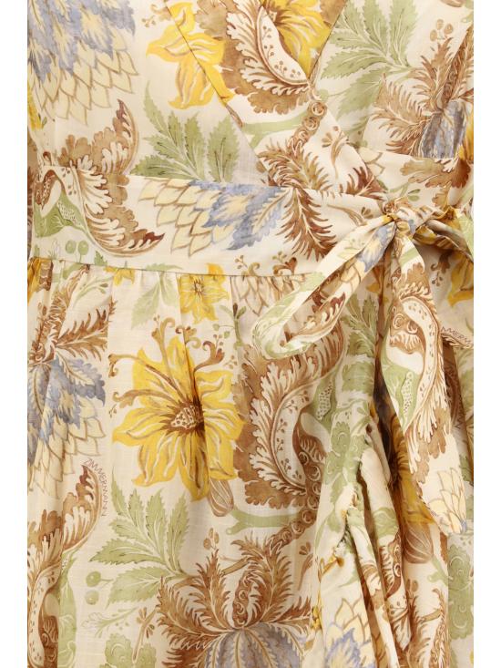 26SS 짐머만 미디 원피스 2449DRS263 STFC YELLOW - ZIMMERMANN