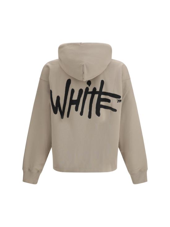 26SS 오프화이트 후드 티셔츠 44MBB12MS26F008250 2050 BEIGE - OFF WHITE