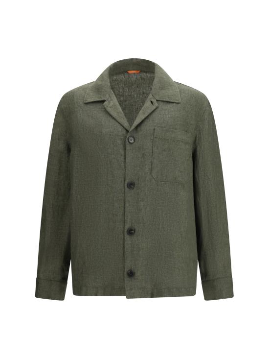 26SS 크루나 긴팔 셔츠 SM04CARDIFF1712 614 GREEN