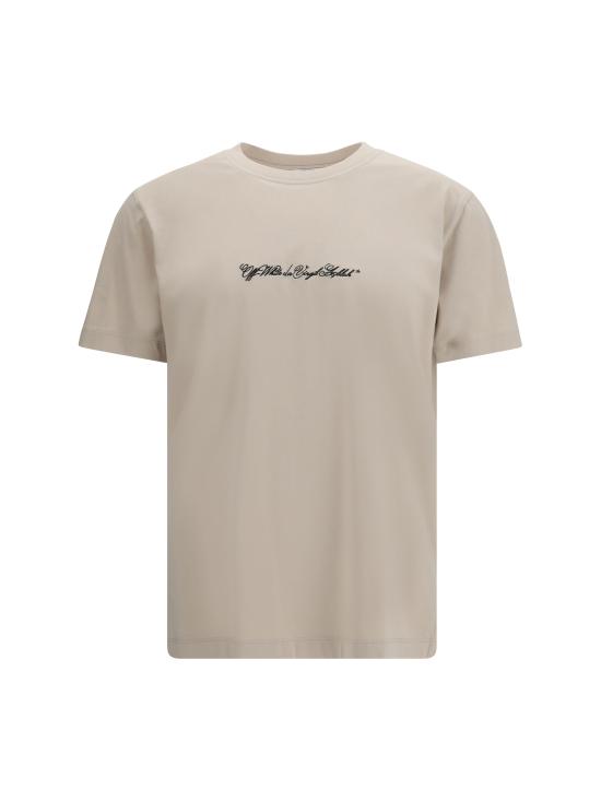 26SS 오프화이트 반팔 티셔츠 44MAA027S26J002270 2070 BEIGE