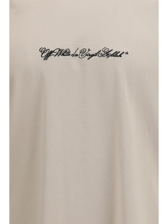 26SS 오프화이트 반팔 티셔츠 44MAA027S26J002270 2070 BEIGE - OFF WHITE