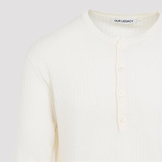 26SS 아워레가시 폴로 티셔츠 M2263FI IVORY WHITE - OUR LEGACY