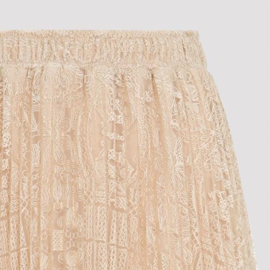 26SS 에르마노 설비노 롱 스커트 D482O761FDUCX 41213 TOASTED ALABASTER NUDE NEUTRALS - ERMANNO SCERVINO