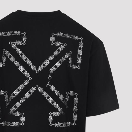 26SS 오프화이트 폴로 티셔츠 44MAA120S26J004001 BLACK - OFF WHITE