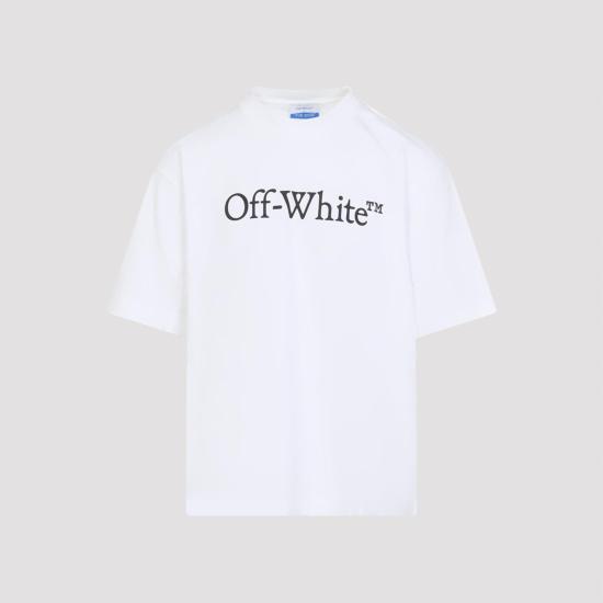 26SS 오프화이트 폴로 티셔츠 OMAA120C99JER0080110 WHITE BLACK - OFF WHITE