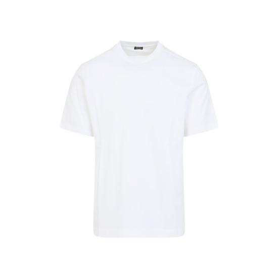 26SS 에르메네질도제냐 폴로 티셔츠 UH335A3 H771 N00 BIANCO OTTICO WHITE
