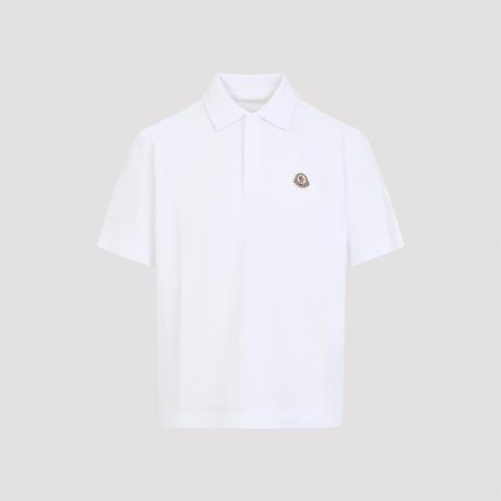 26SS 몽클레어 폴로 티셔츠 L10918A00024 89A16 00A WHITE - MONCLER