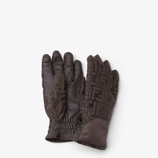25FW 펜디 장갑 FAC087AT91F1T6H Brown