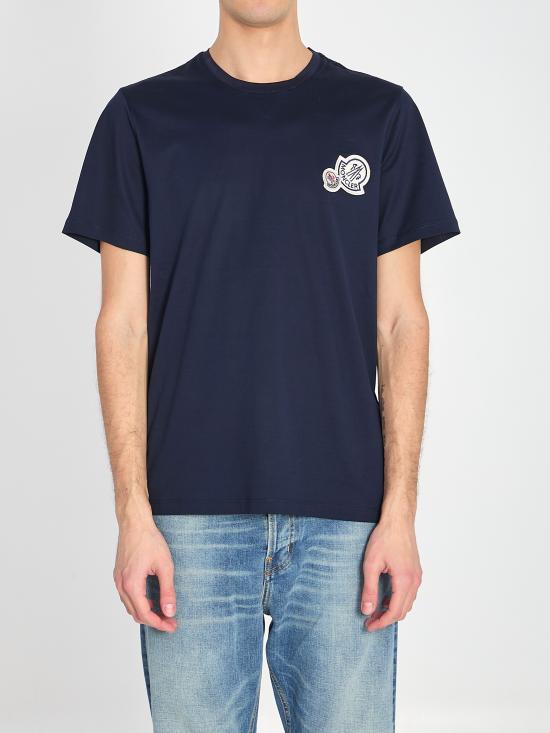 26SS 몽클레어 반팔 티셔츠 L10918C00068 BLUE